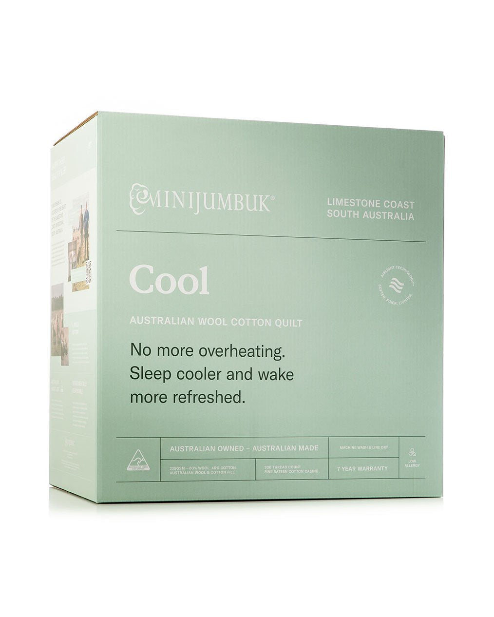 MiniJumbuk Cool Quilt - Pack (Front)
