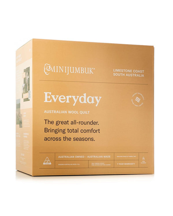 Everyday Wool Quilt Australian Made Wool Quilts MiniJumbuk