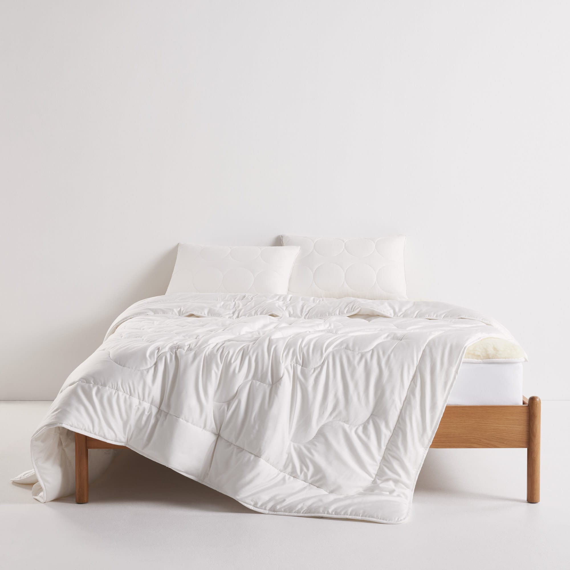 EveryNight Wool Quilt on bed - thumbnail #3