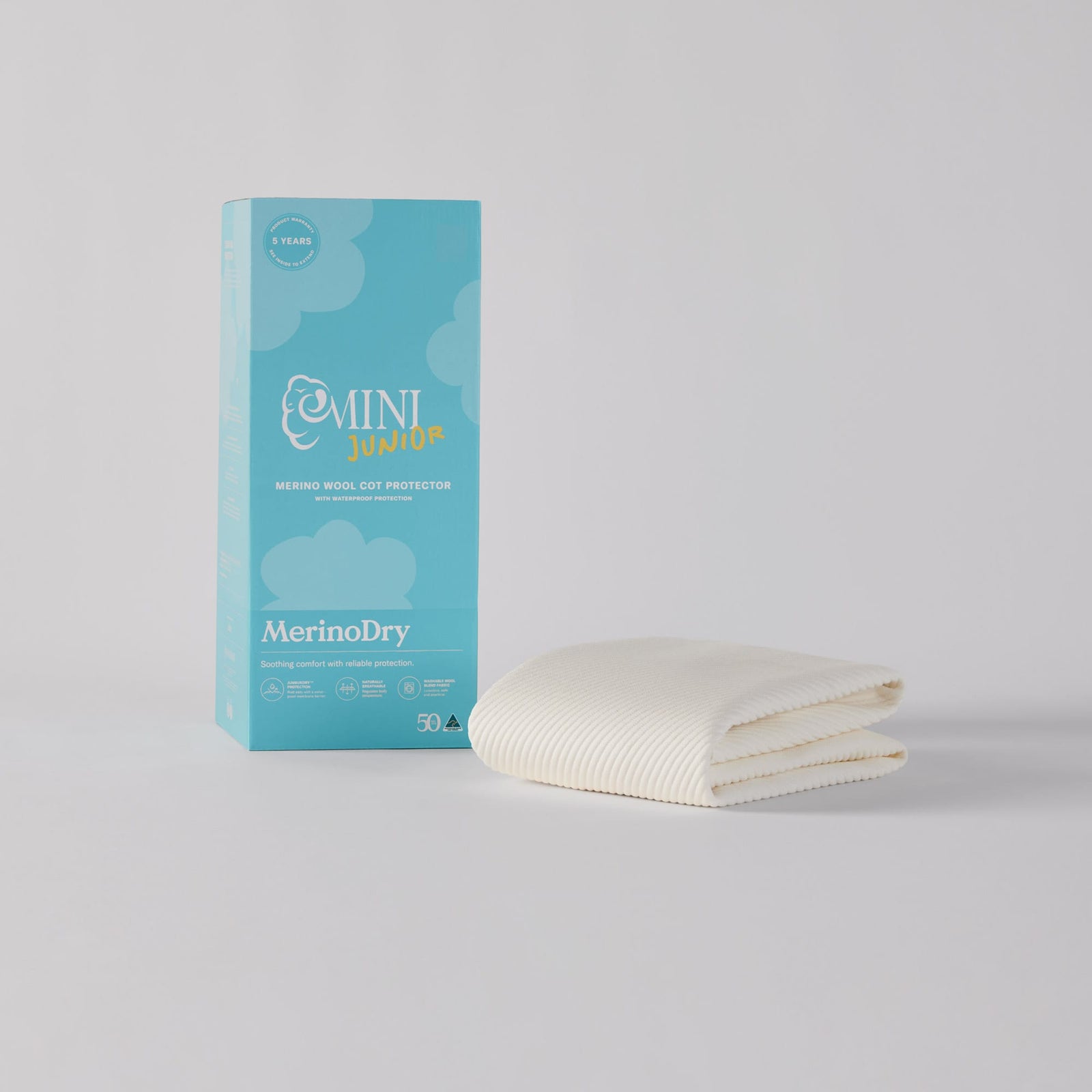 MerinoDry Mattress Protector Cot hand - thumbnail #1