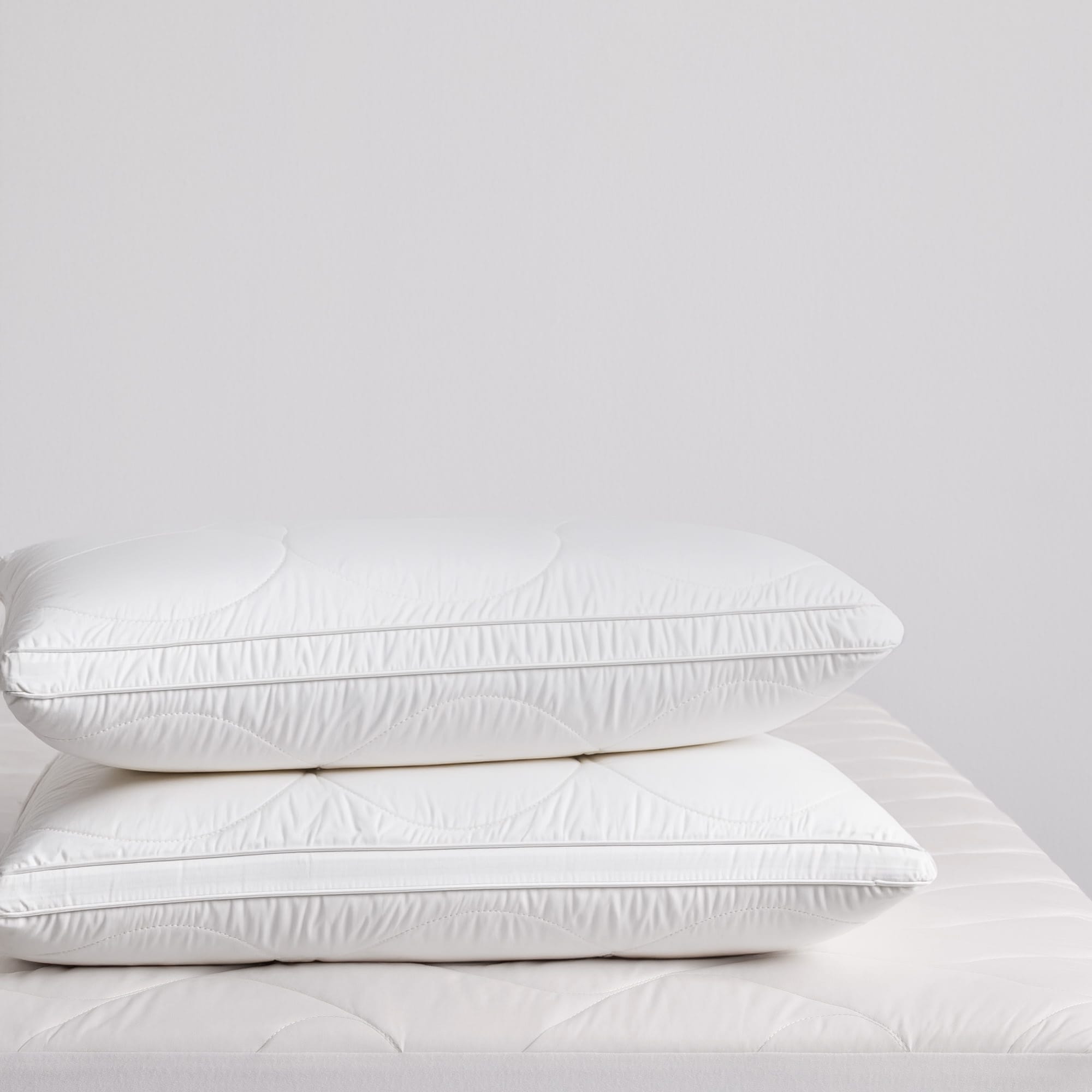 miniJumbuk breathe Medium Prodile Wool Cotton Quilted Pillow - Twin Pack - Thumbnail photo #5
