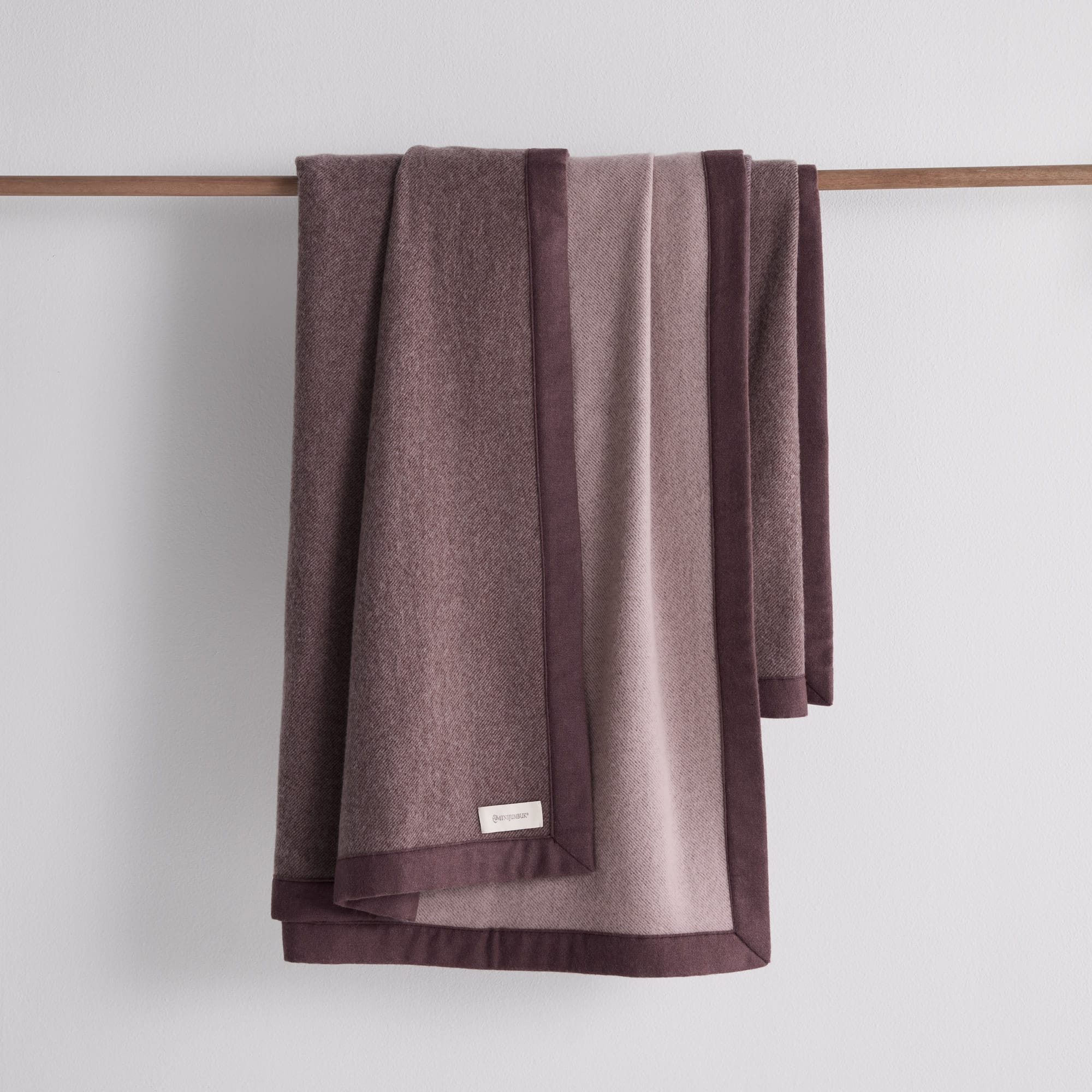 Henley Merino Blanket — Marron