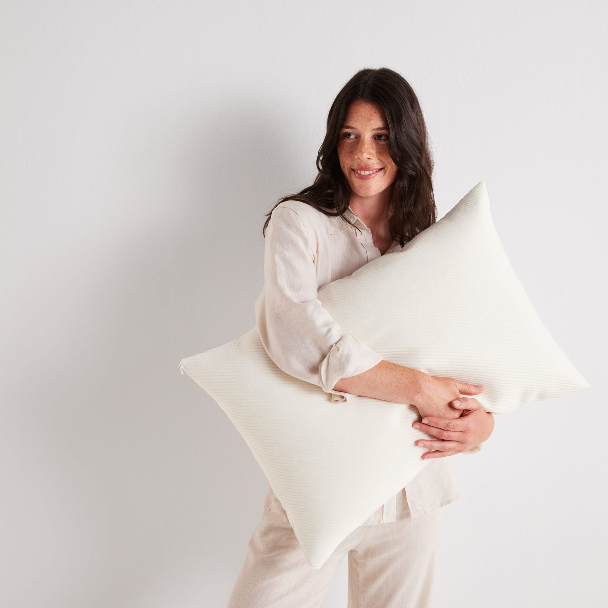 Merino and bamboo Pillow Protector - thumbnail #1