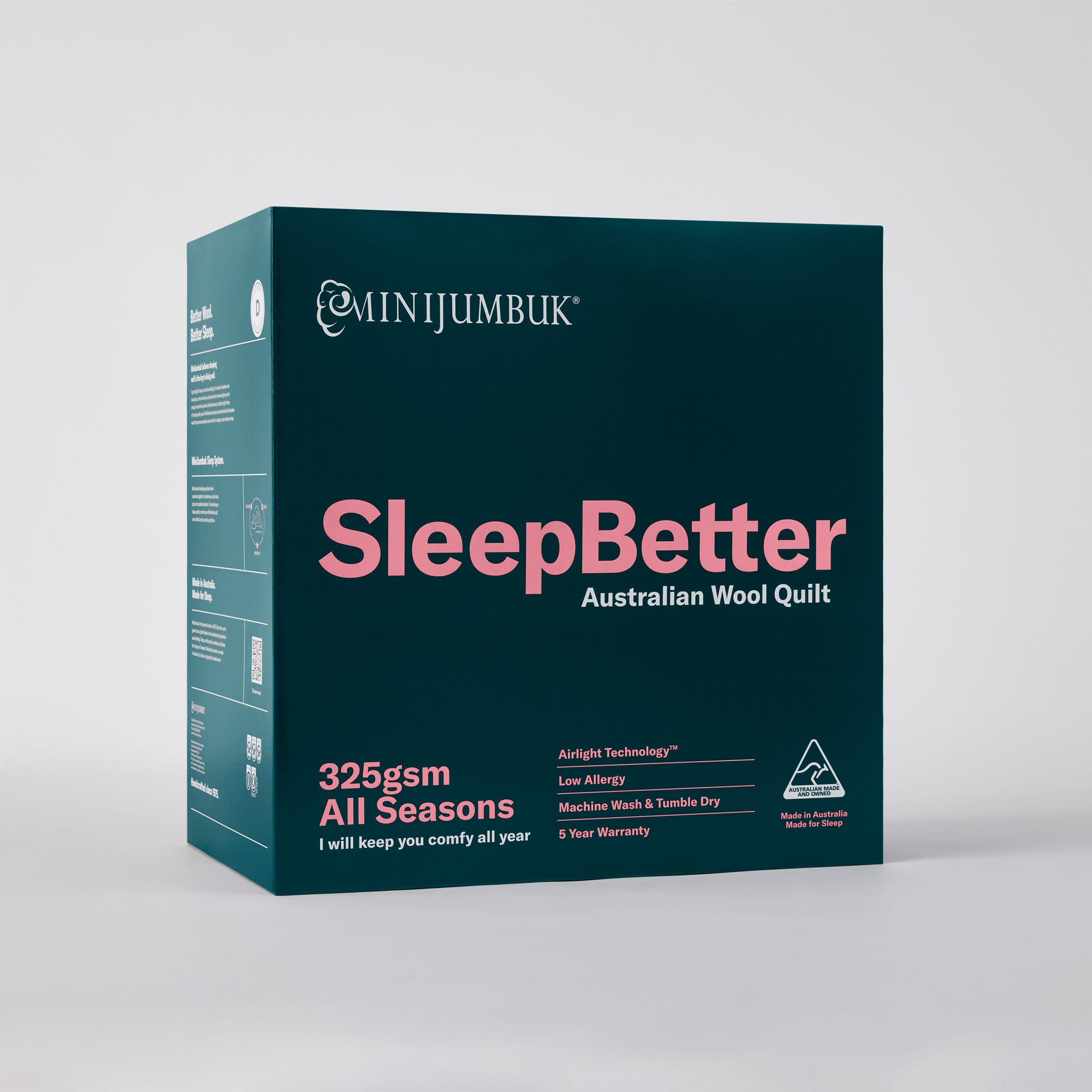 SleepBetter All Seasons Australian Wool Quilt - Thumbnail Photo #6