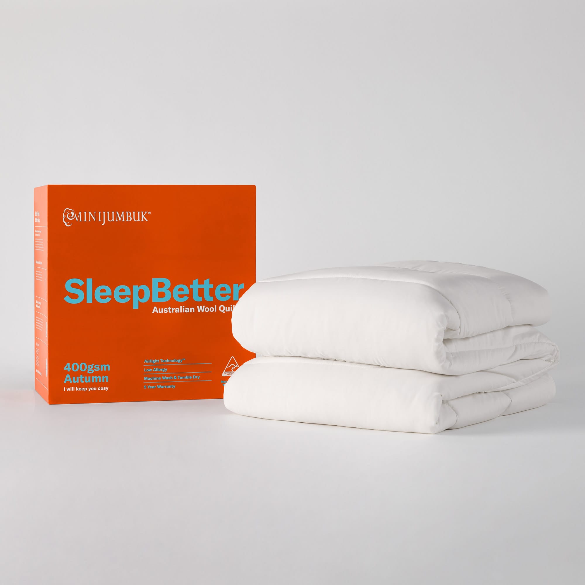 SleepBetter Autumn Australian Wool Quilt