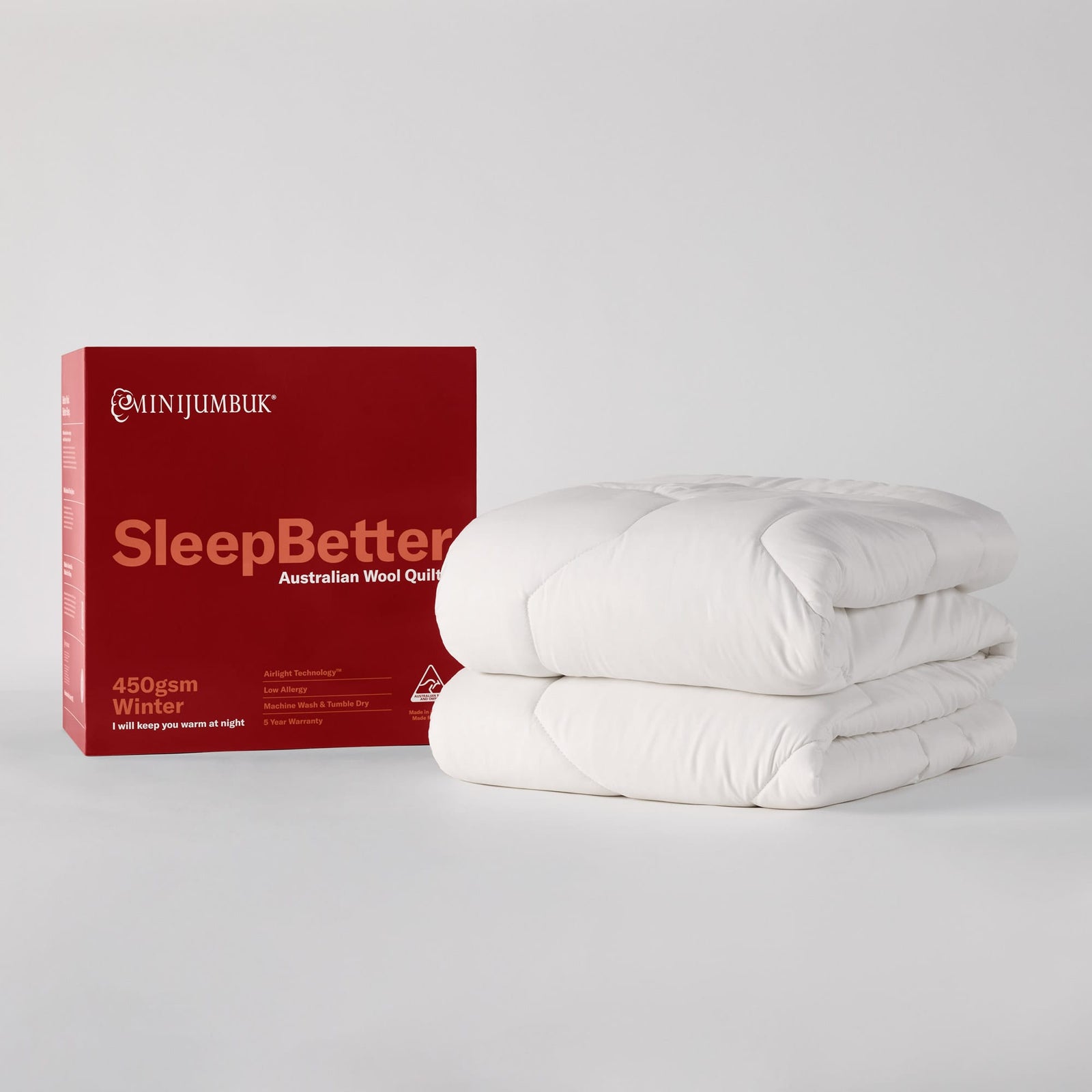 SleepBetter Winter Australian Wool Quilt