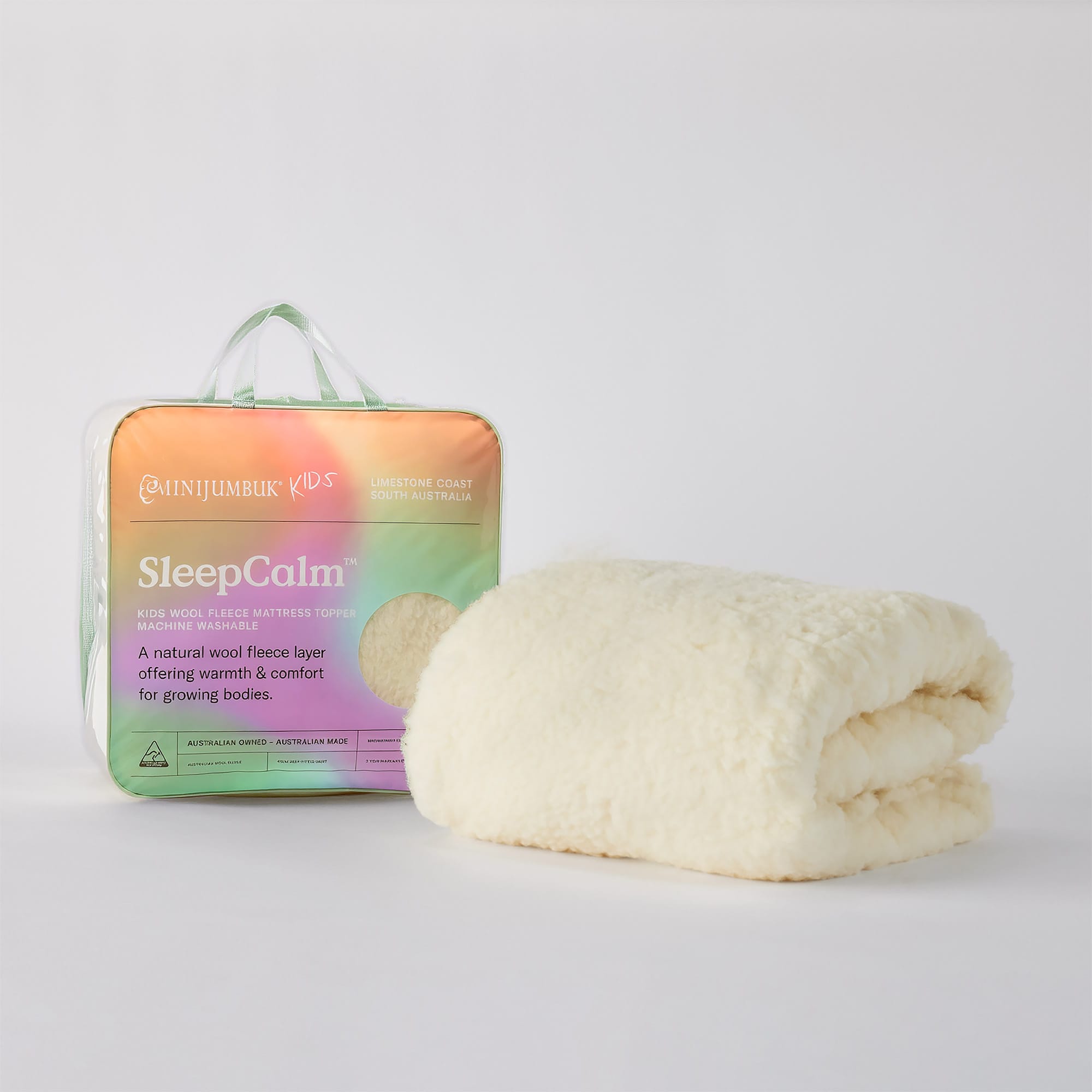 SleepCalm™ Kids Wool Fleece Mattress Topper - From $329.99