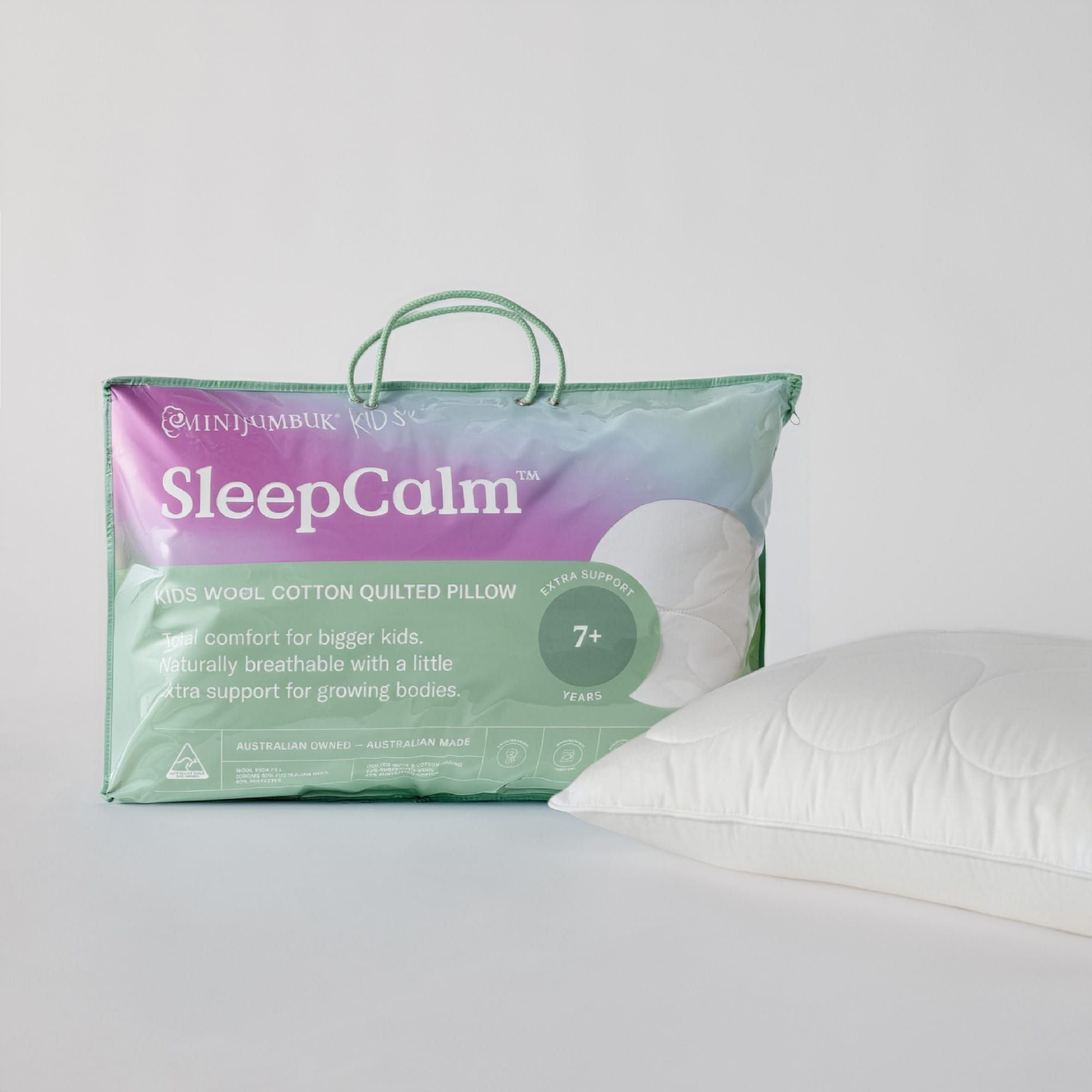 SleepCalm Kids Wool Cotton Quilted Pillow - from $99.99