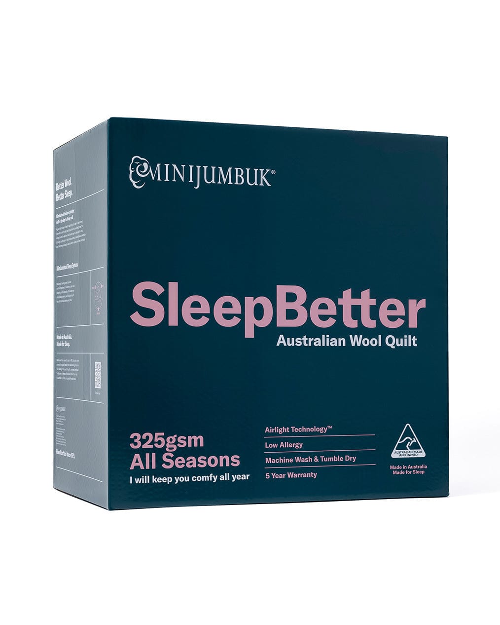 SleepBetter All Seasons Australian Wool Quilt - Thumbnail Photo #1