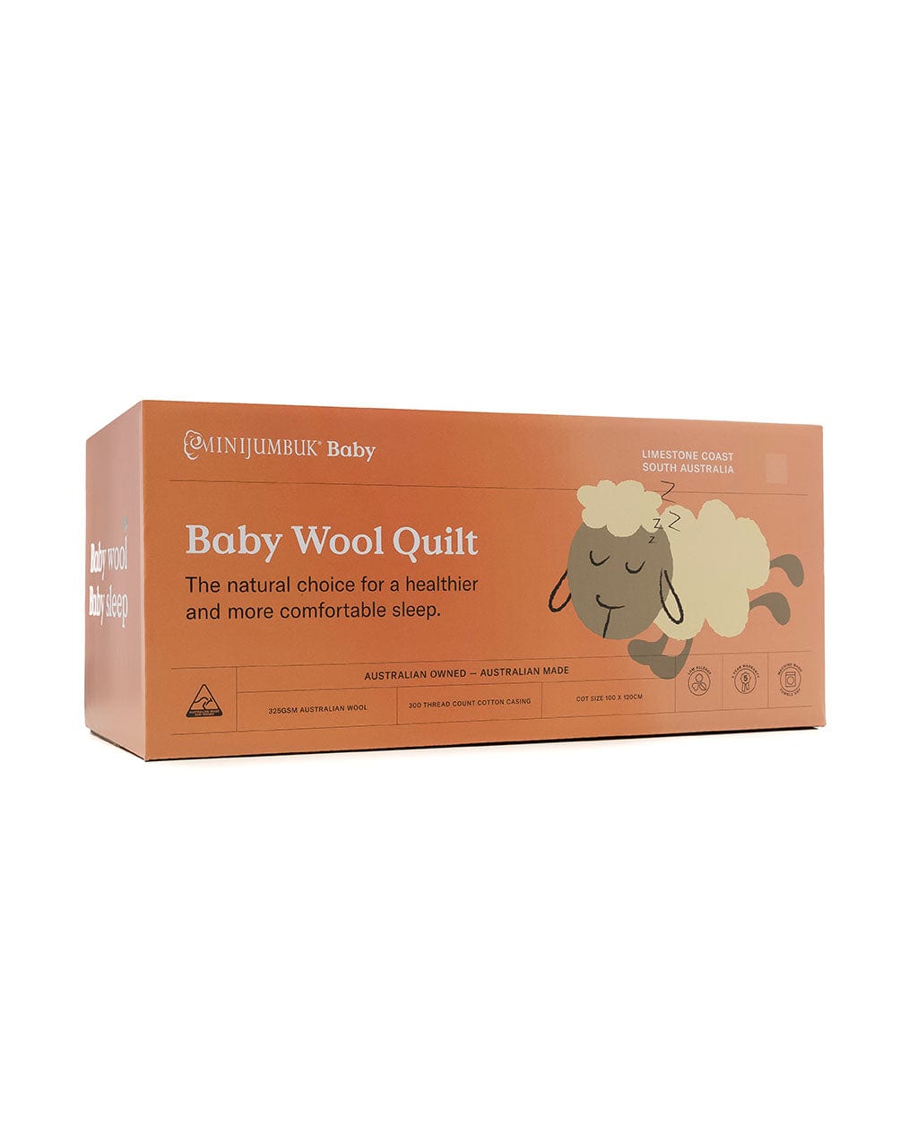 MiniJumbuk La La Cot Wool Quilt