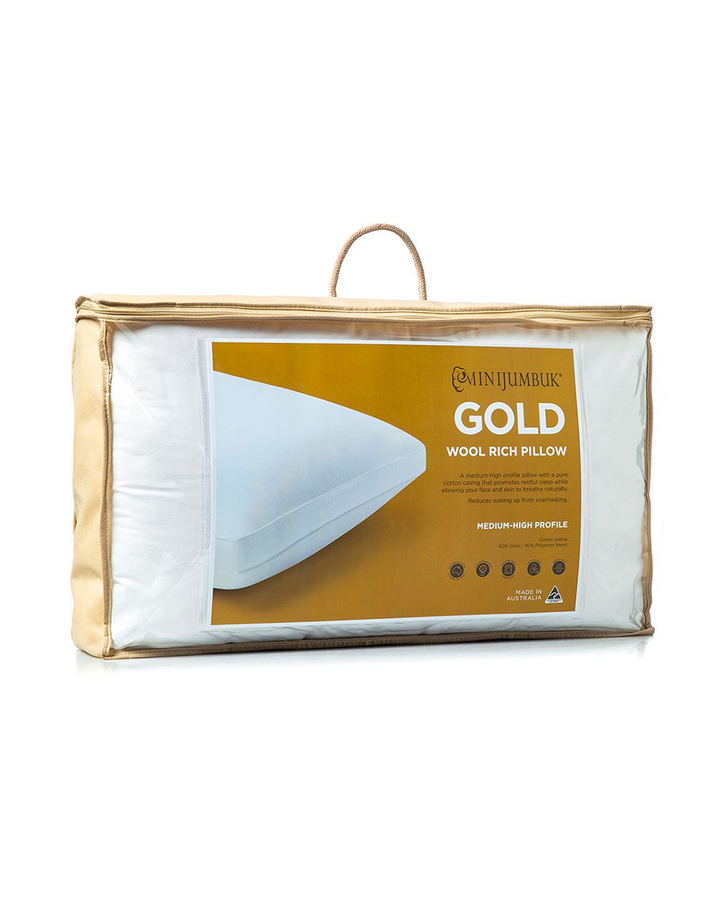 MiniJumbuk Gold Pillow - Pack