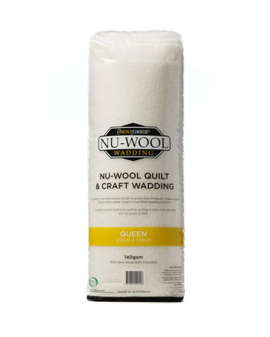 MiniJumbuk Nu-Wool Wadding Queen Size - From $60.00