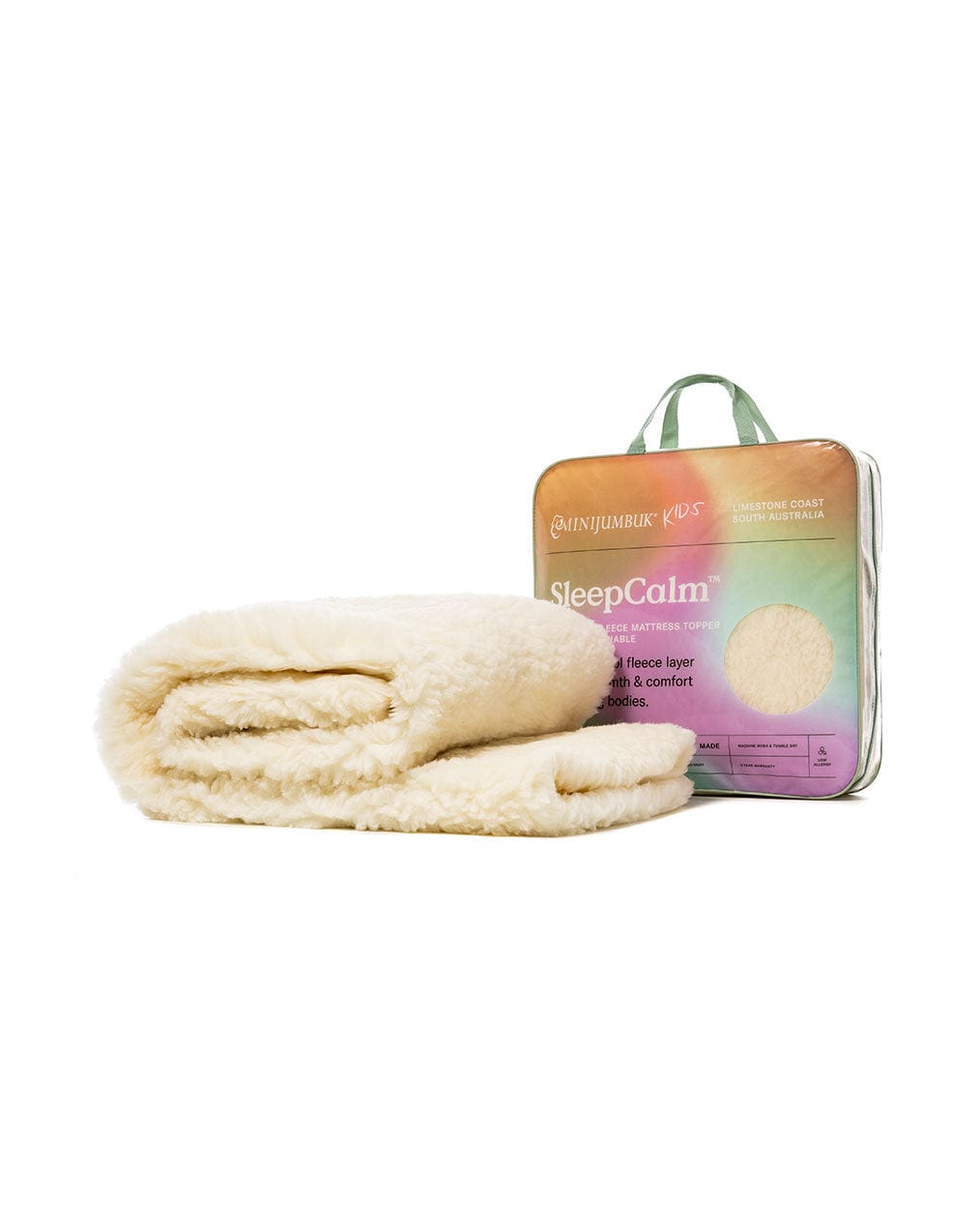 SleepCalm™ Kids Wool Fleece Mattress Topper - Thumbnail Photo #3