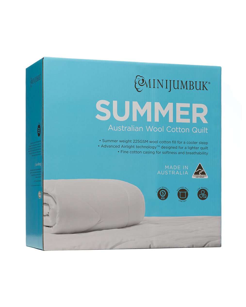MiniJumbuk Summer Quilt - Pack (Front)
