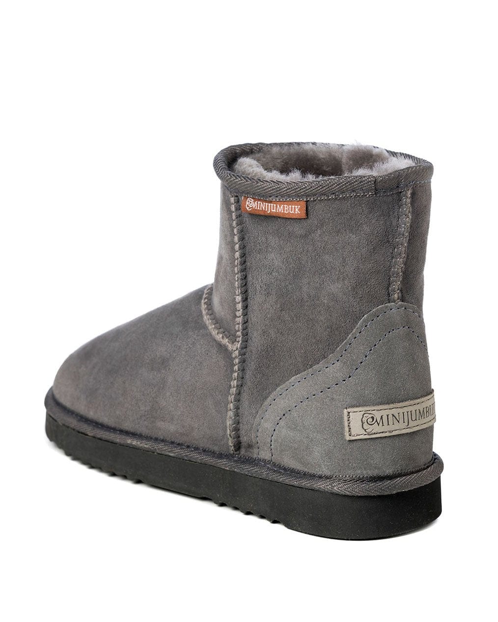Gray ugg like boots top