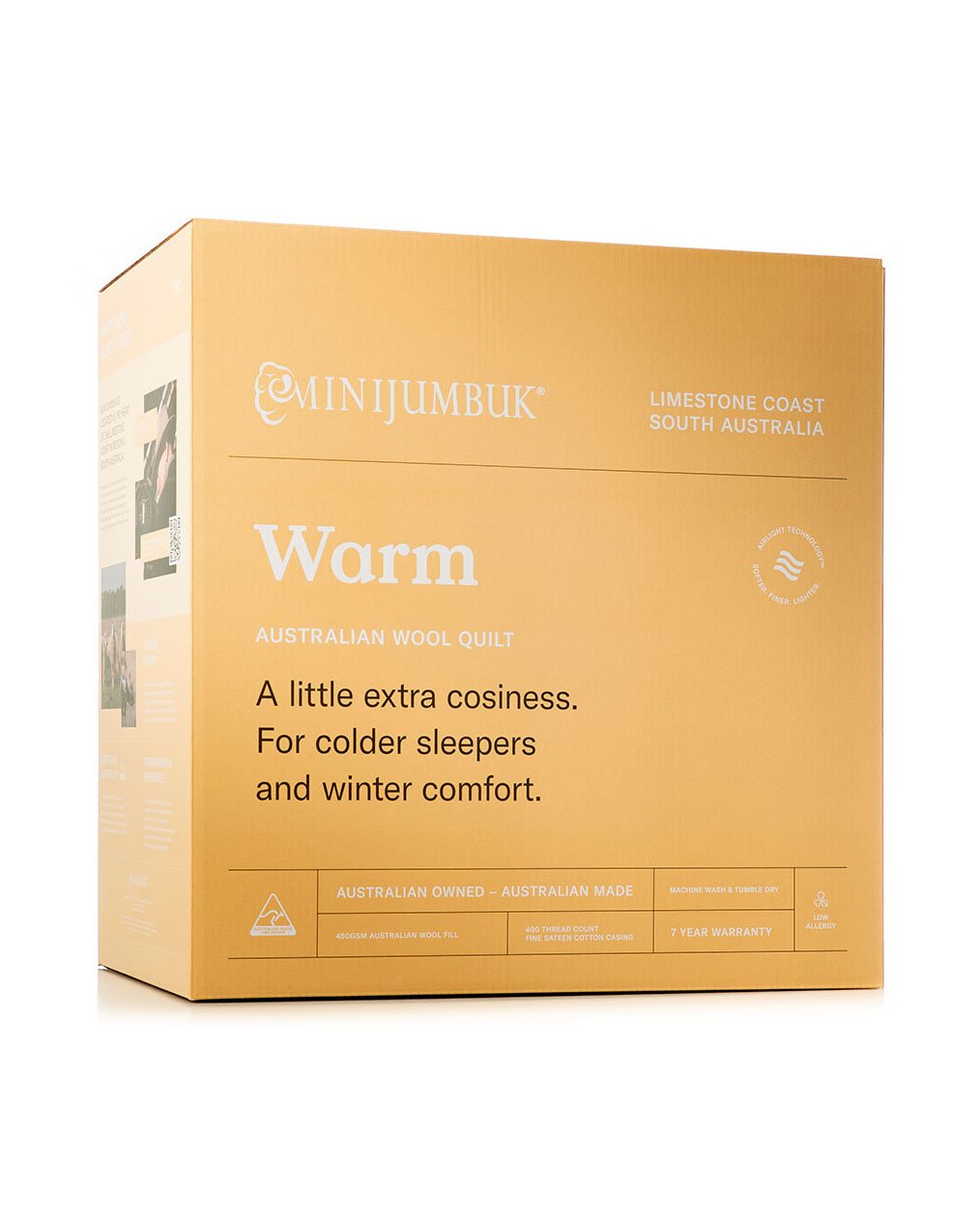 MiniJumbuk Warm Quilt - Pack (Front)