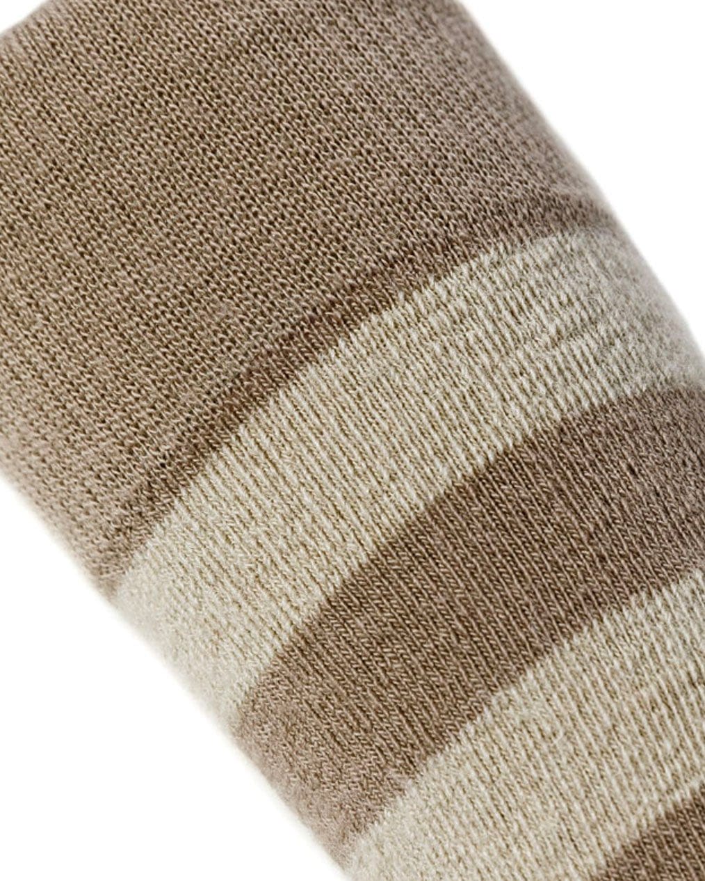 Humphrey Law Wool Blend Stripe Sock - Taupe - Thumbnail Photo #7
