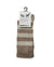 Humphrey Law - Wool Blend Stripe Sock - Taupe - Pack