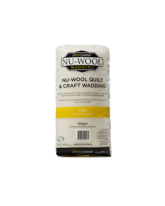 Quilt & Craft Wadding Australian Made & Australian Wool MiniJumbuk